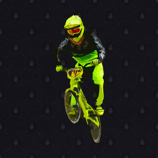 bmx lime green by rickylabellevie